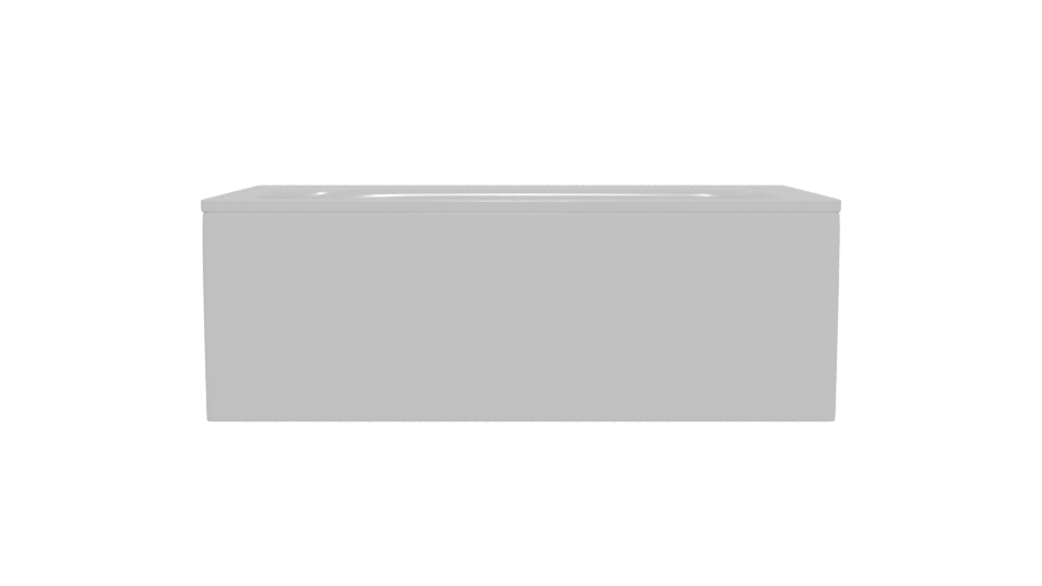 Sleek Modern Freestanding Bathtub - Professional 3D Model Render 5