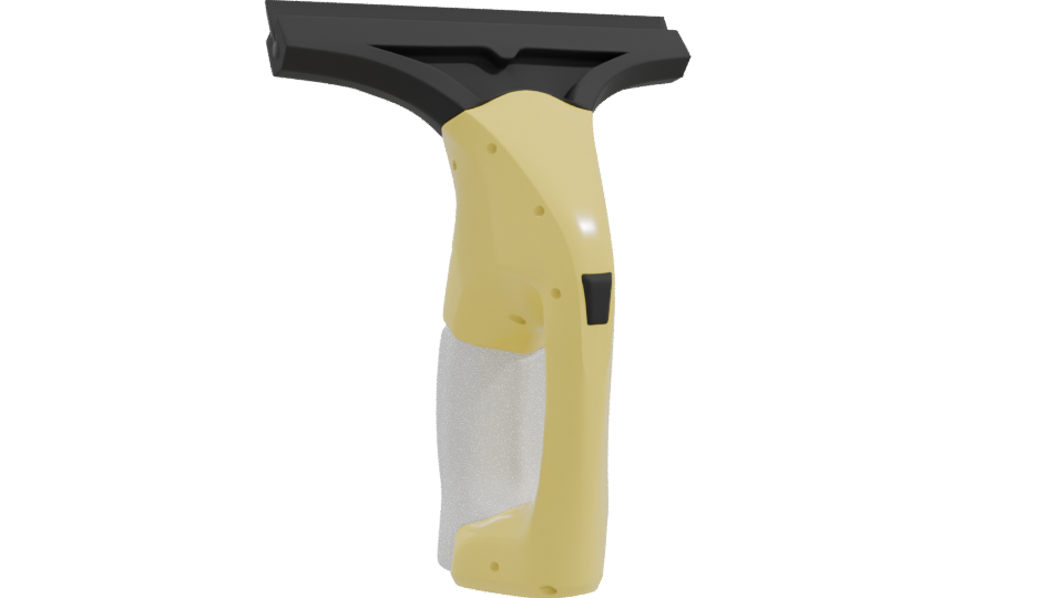 Ergonomic Window Squeegee 3D Model - Professional 3D Model Render 10