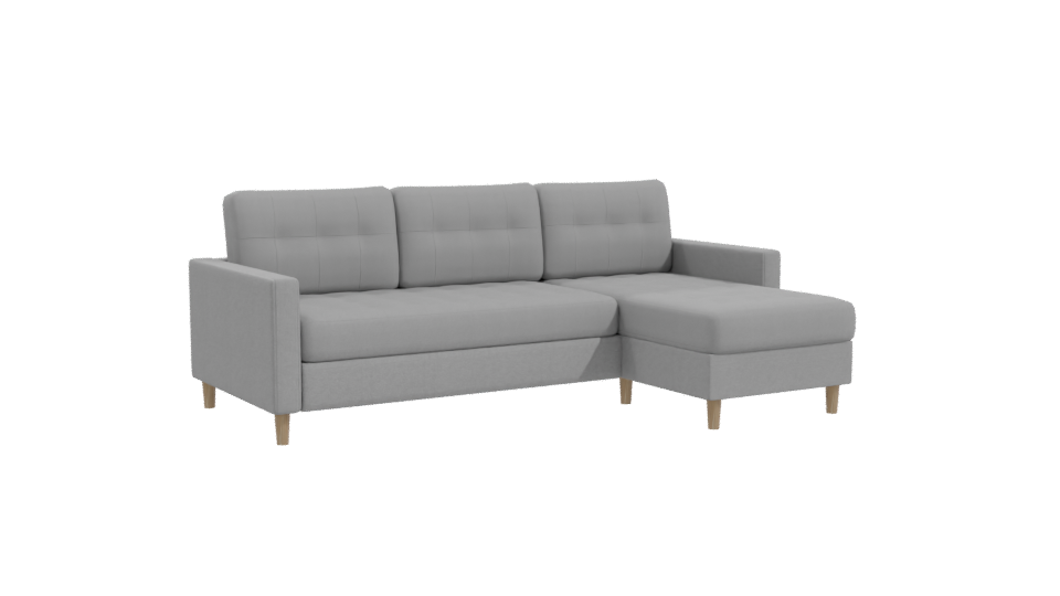 Modern Grey Sofa 3D Model - Professional 3D Model Render 10