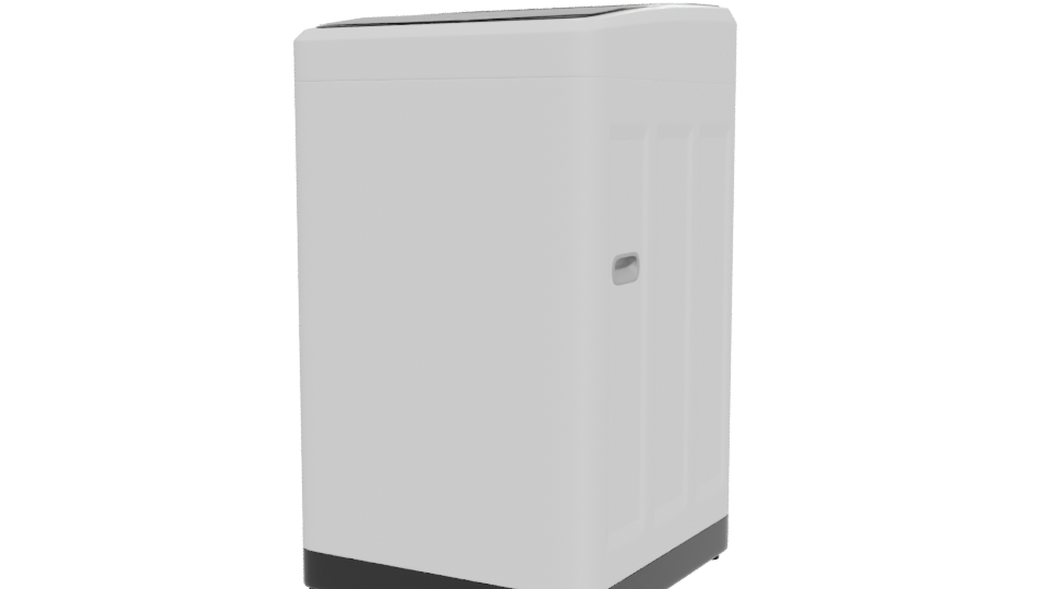 Stylish Top-Loading Washing Machine 3D - Professional 3D Model Render 12