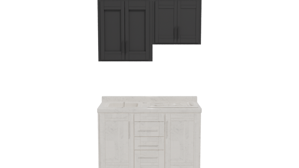 Stylish Modern Kitchen Set 3D - Professional 3D Model Render 11