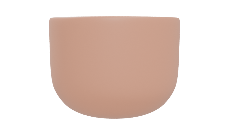 Decorative Ceramic Planter Model - Professional 3D Model Render 5