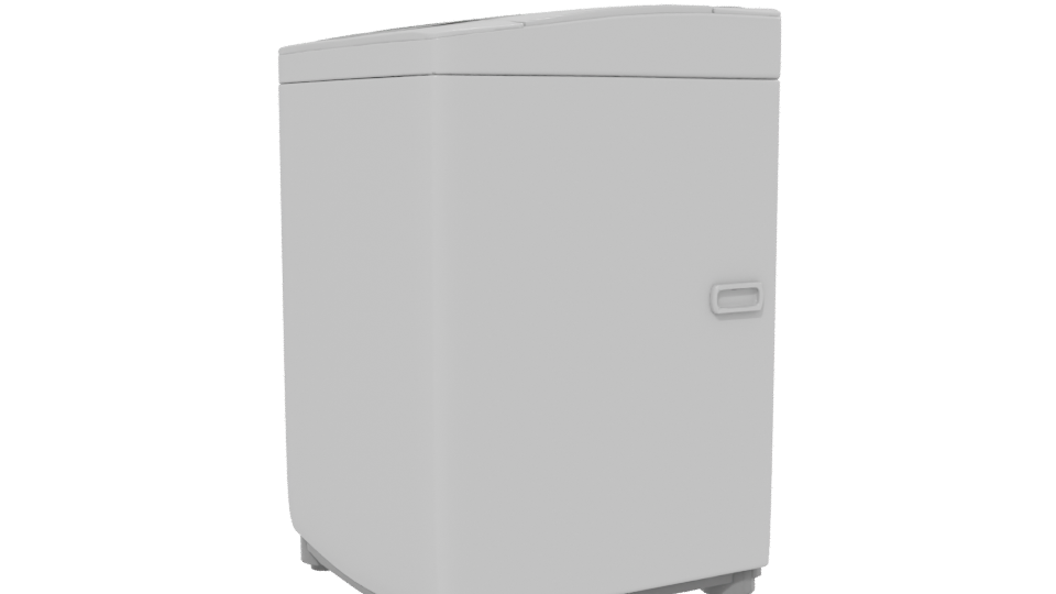 Top Load Washing Machine 3D Model - Professional 3D Model Render 13