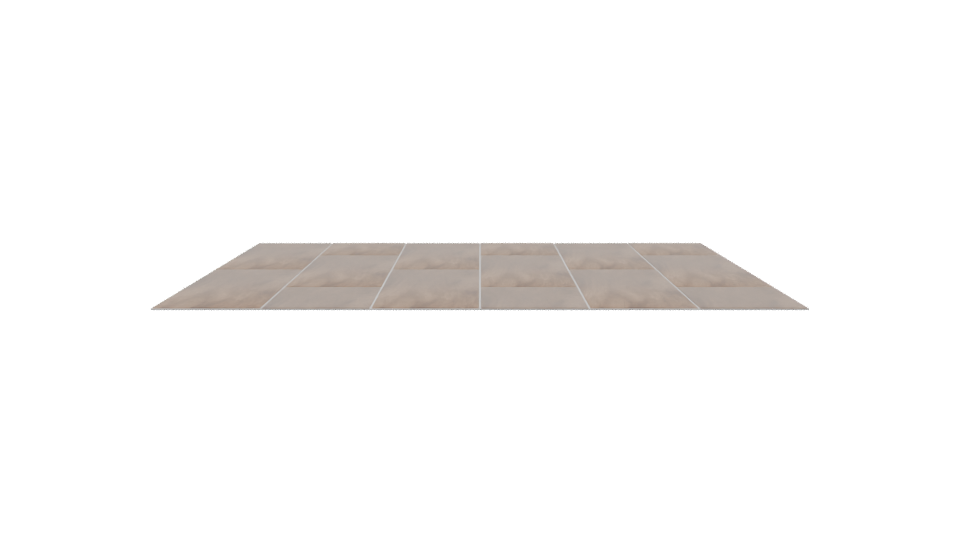 Stylish Wooden Floor Tiles 3D Model - Professional 3D Model Render 2
