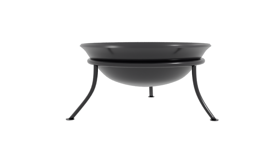 Modern Outdoor Fire Pit 3D - Professional 3D Model Render 10