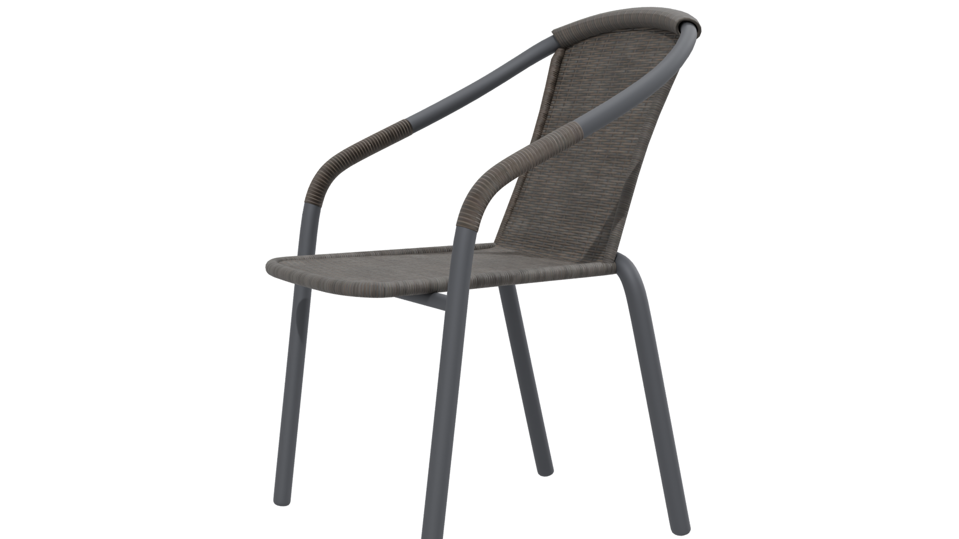 Stylish Outdoor Dining Chair 3D Model - Professional 3D Model Render 13