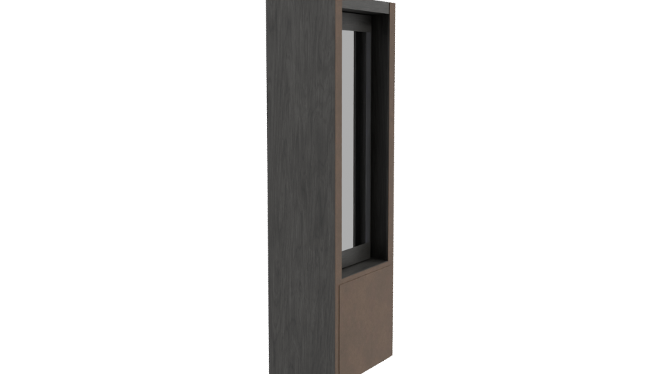 Portaluna Austria Gris Cabinet 3D - Professional 3D Model Render 3