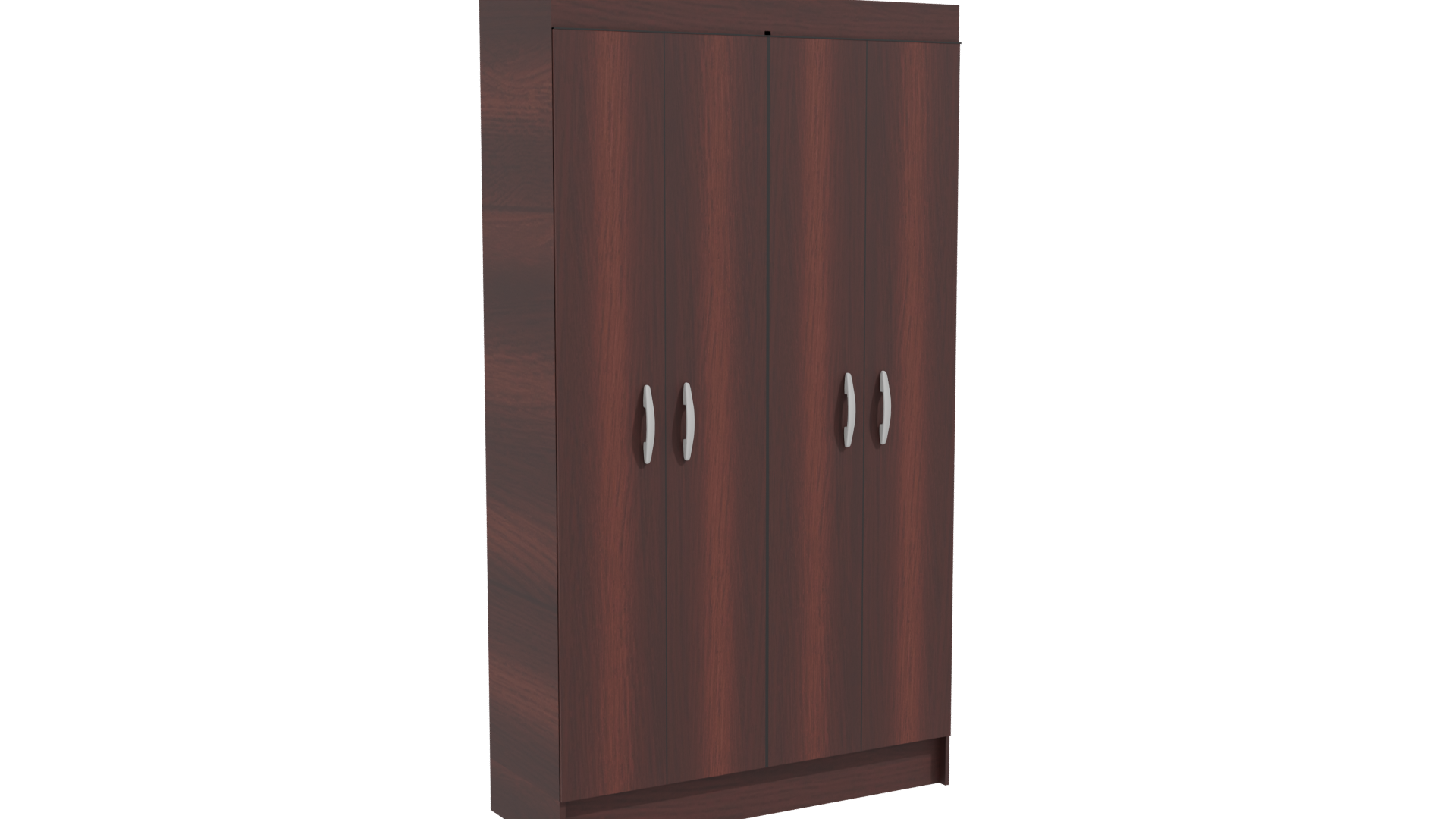 Stylish Wooden Storage Cabinet 3D - Professional 3D Model Render 10