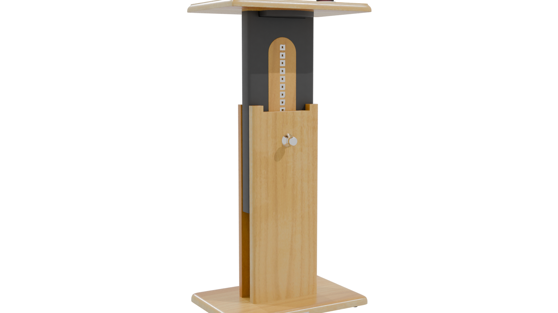 Stylish Wooden Podium 3D Model - Professional 3D Model Render 25