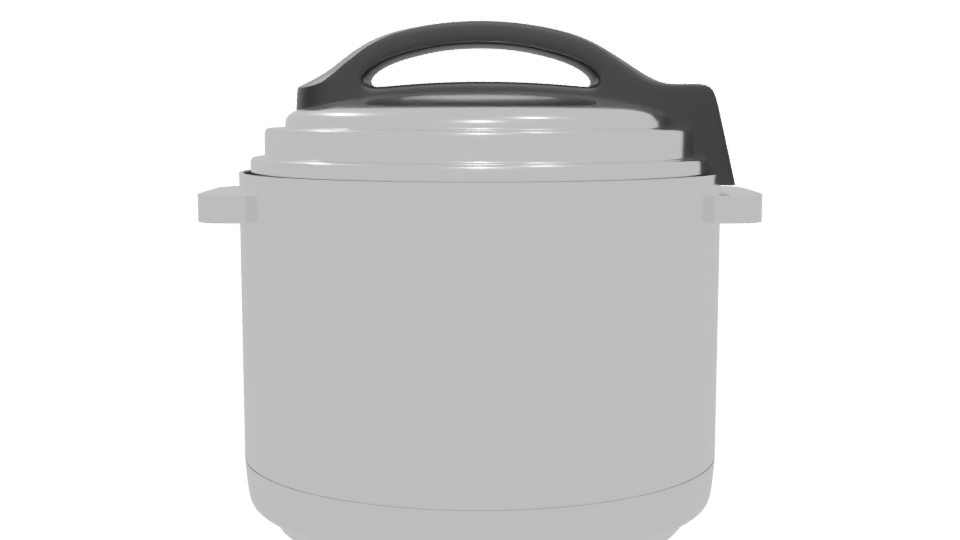 Compact Electric Cooker 3D Model - Professional 3D Model Render 5