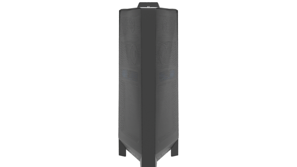 Sleek Black Cylindrical Model 3D - Professional 3D Model Render 11