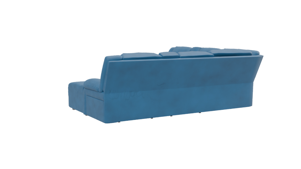 Contemporary Sectional Sofa 3D Model - Professional 3D Model Render 13