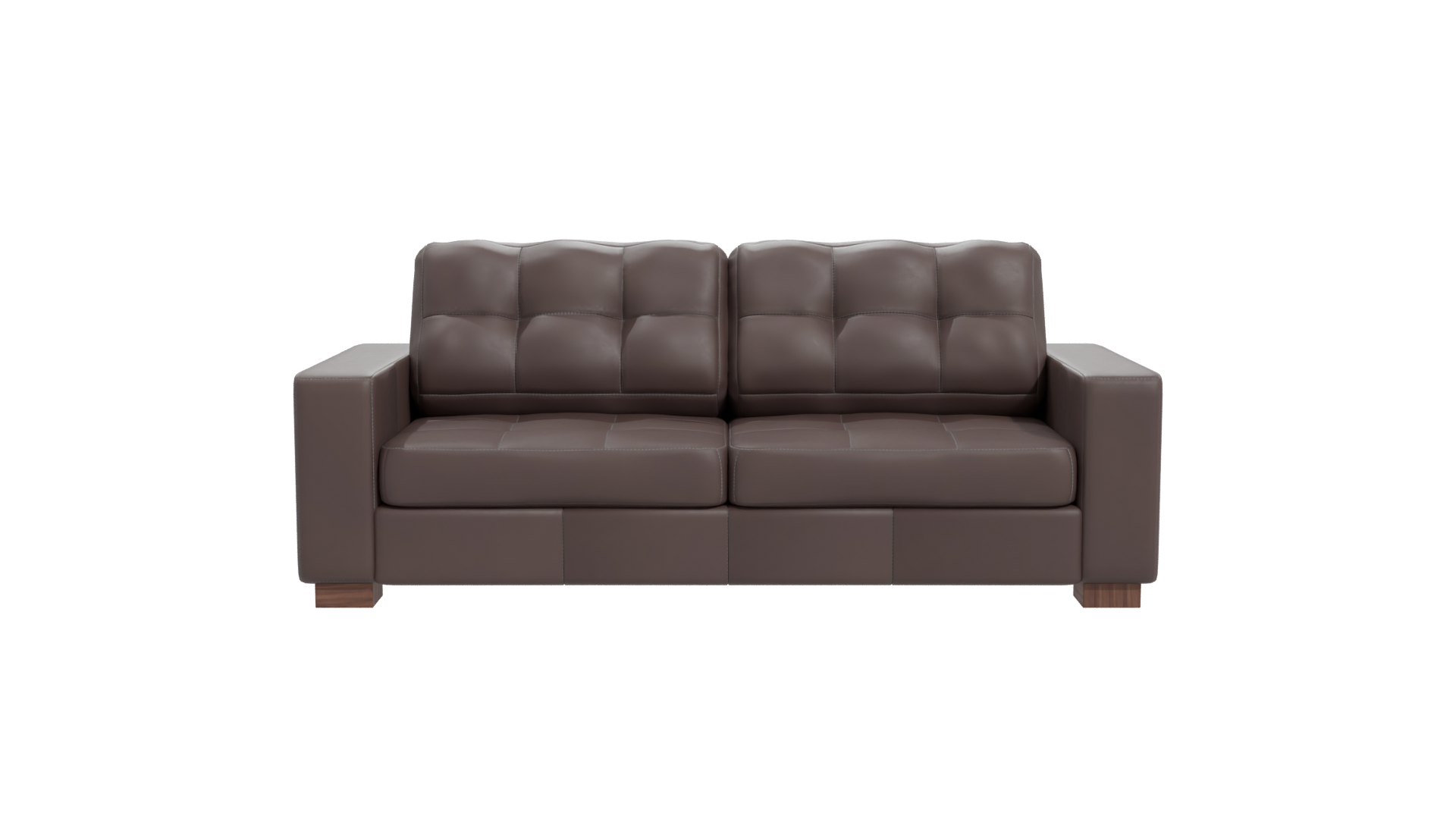 Stylish Brown Sofa 3D Model - Professional 3D Model Render 11