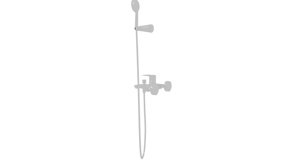 Sleek Modern Shower System 3D - Professional 3D Model Render 3