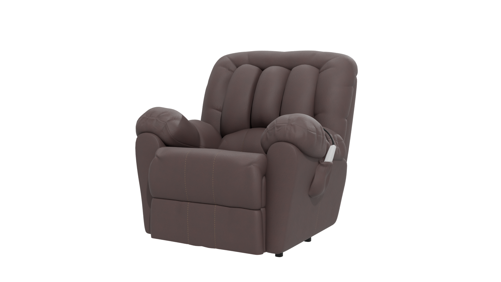 Realistic Recliner Armchair 3D - Professional 3D Model Render 12