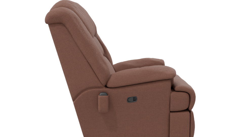Stylish Reclining Armchair Model - Professional 3D Model Render 8
