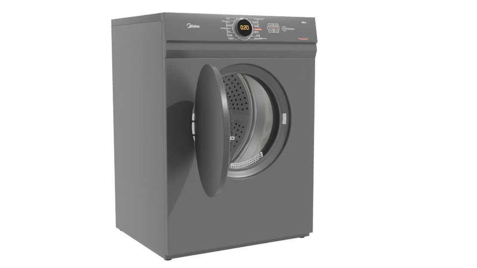 Modern Household Dryer 3D Model - Professional 3D Model Render 10