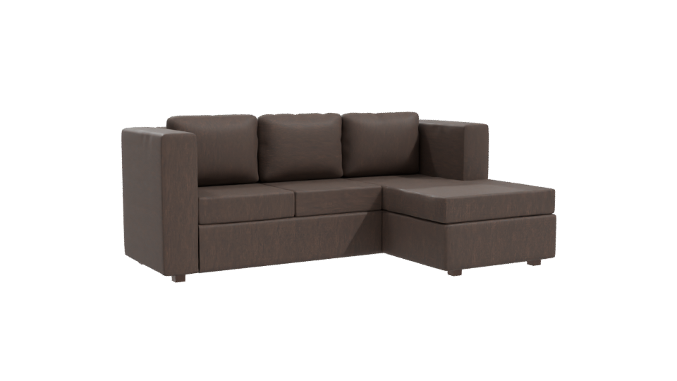 Cozy Fabric Sofa 3D Model - Professional 3D Model Render 10