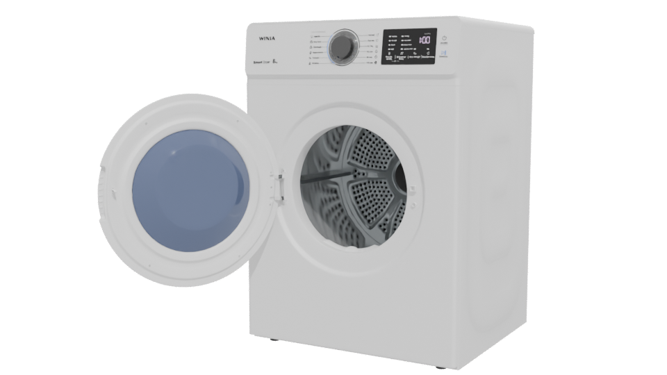 Realistic Household Dryer 3D Model - Professional 3D Model Render 12