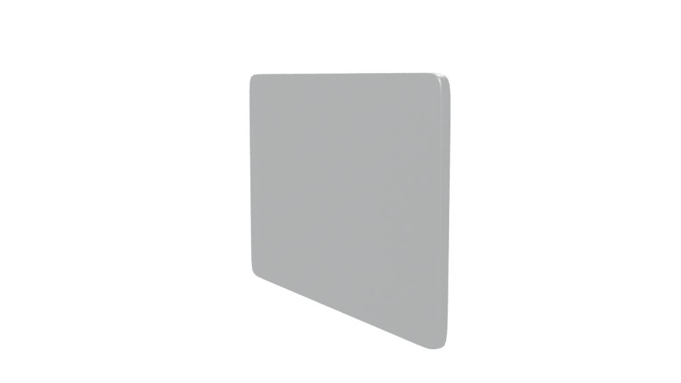 Stylish Brushed Metal Plate 3D - Professional 3D Model Render 7