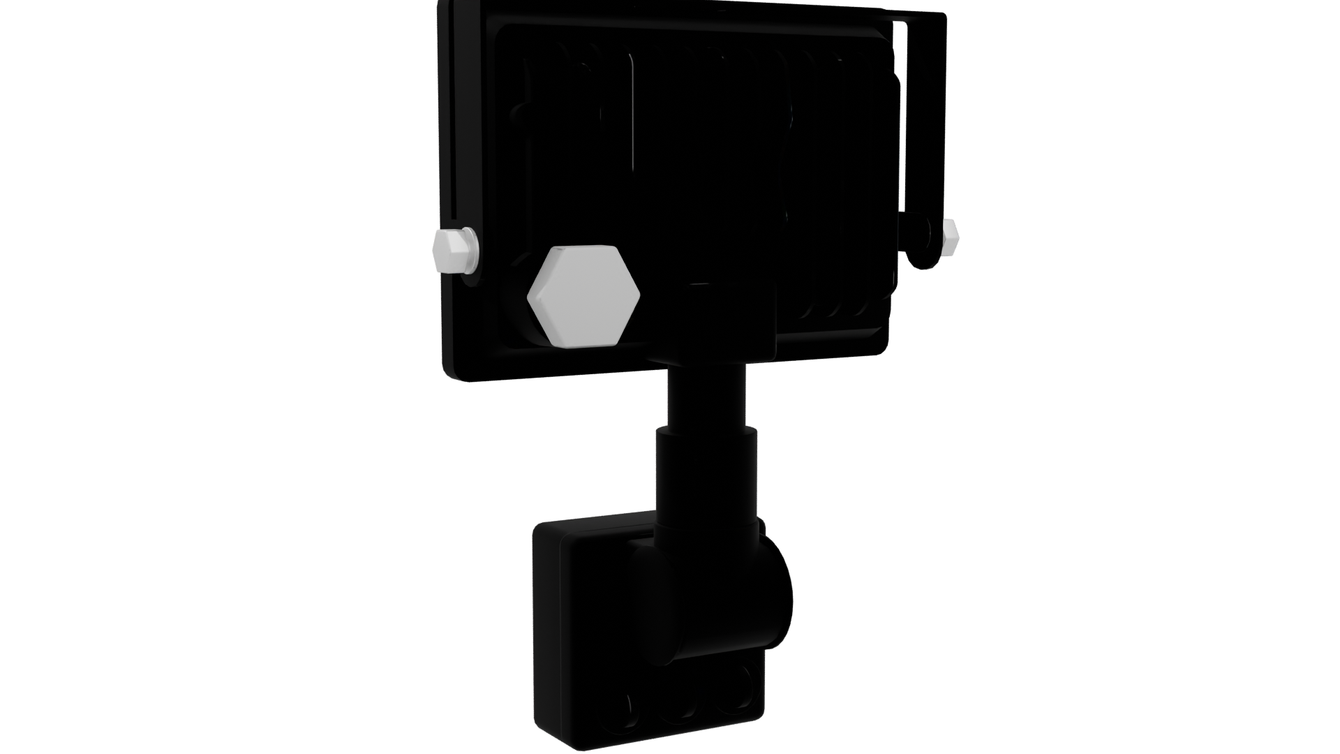 LED Floodlight 3D Model - Professional 3D Model Render 4