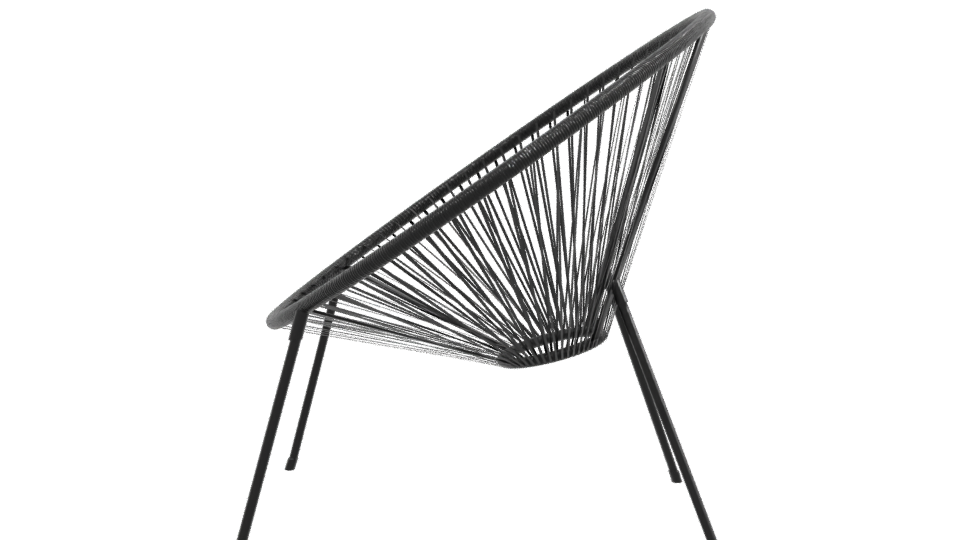 Stylish Modern Lounge Chair 3D - Professional 3D Model Render 2