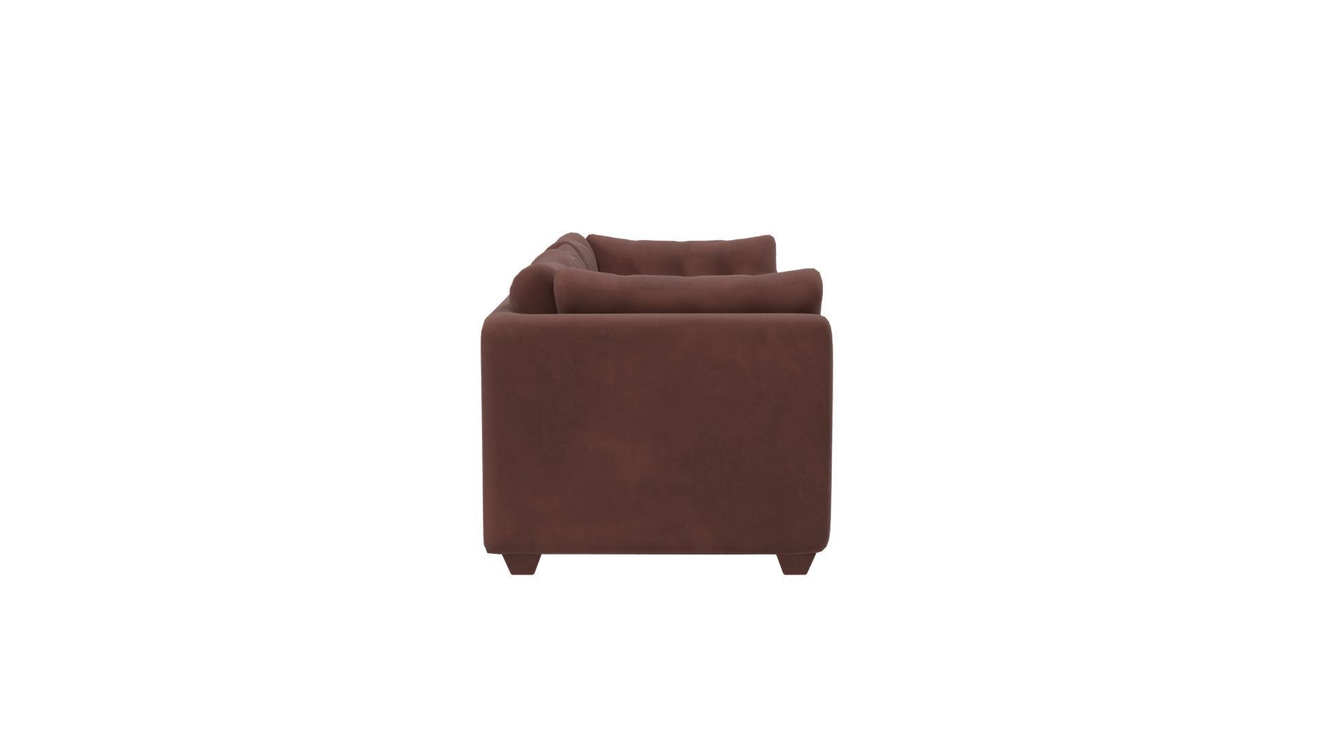 Stylish Modern Fabric Sofa 3D Model - Professional 3D Model Render 8