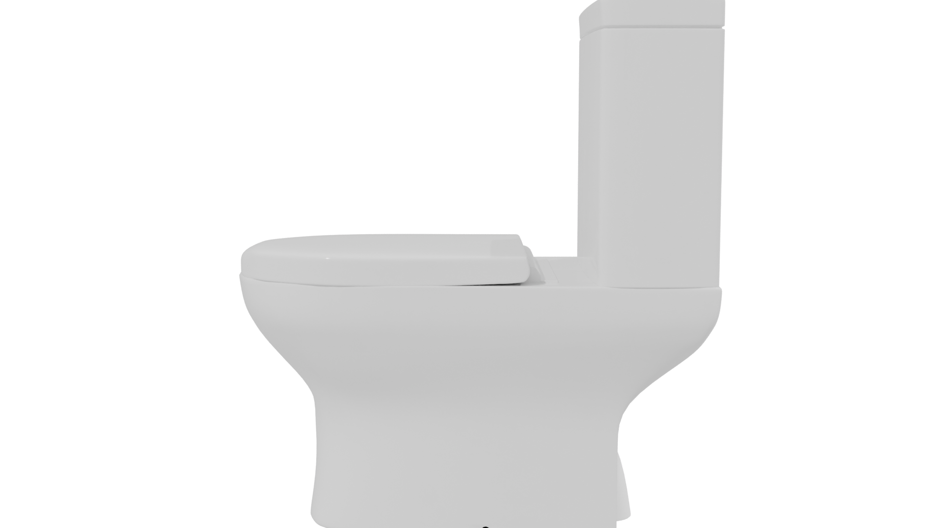Two Pieces Girona Blanco Toilet Model - Professional 3D Model Render 2