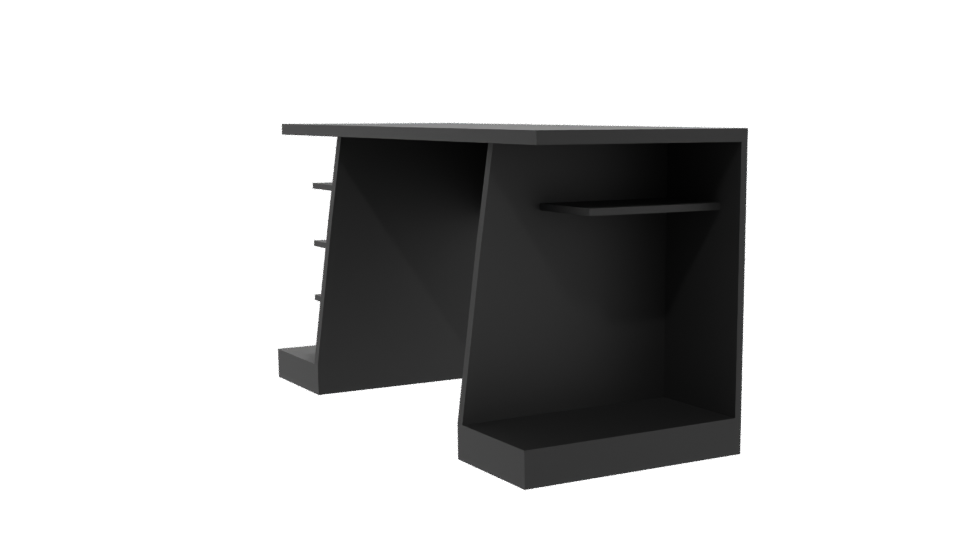 Stylish Modern Office Desk 3D - Professional 3D Model Render 13