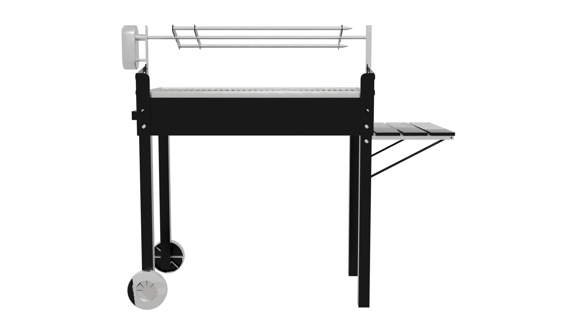 High-Quality Outdoor Grill 3D Model - Professional 3D Model Render 5