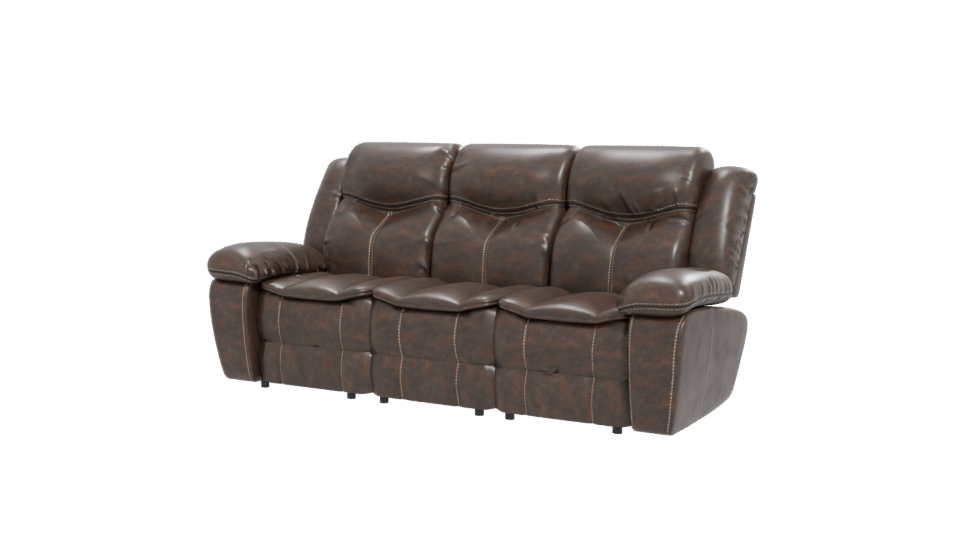 Stylish Leather Sofa 3D Model - Professional 3D Model Render 12