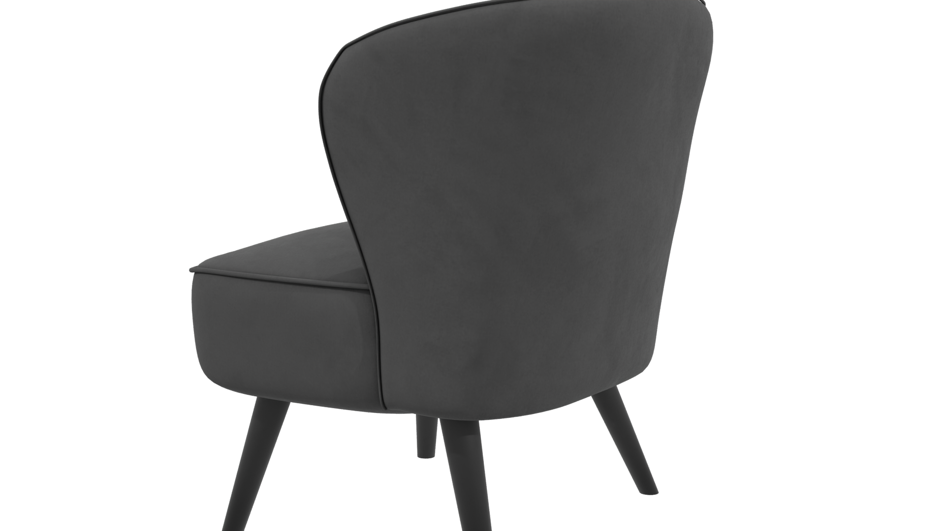 Stylish Modern Accent Chair 3D - Professional 3D Model Render 3