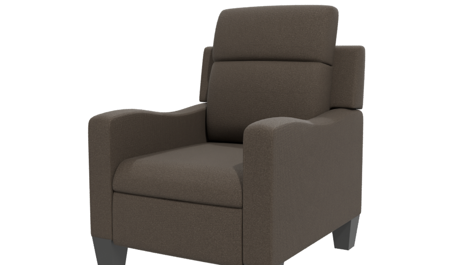 Stylish Modern Accent Chair - Professional 3D Model Render 12