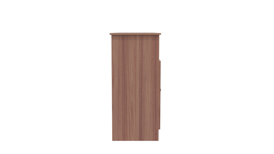 Polux Chocolate Wooden Cabinet 3D - Professional 3D Model Render 8