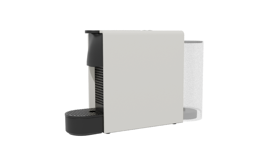 Compact Modern Coffee Maker 3D - Professional 3D Model Render 13