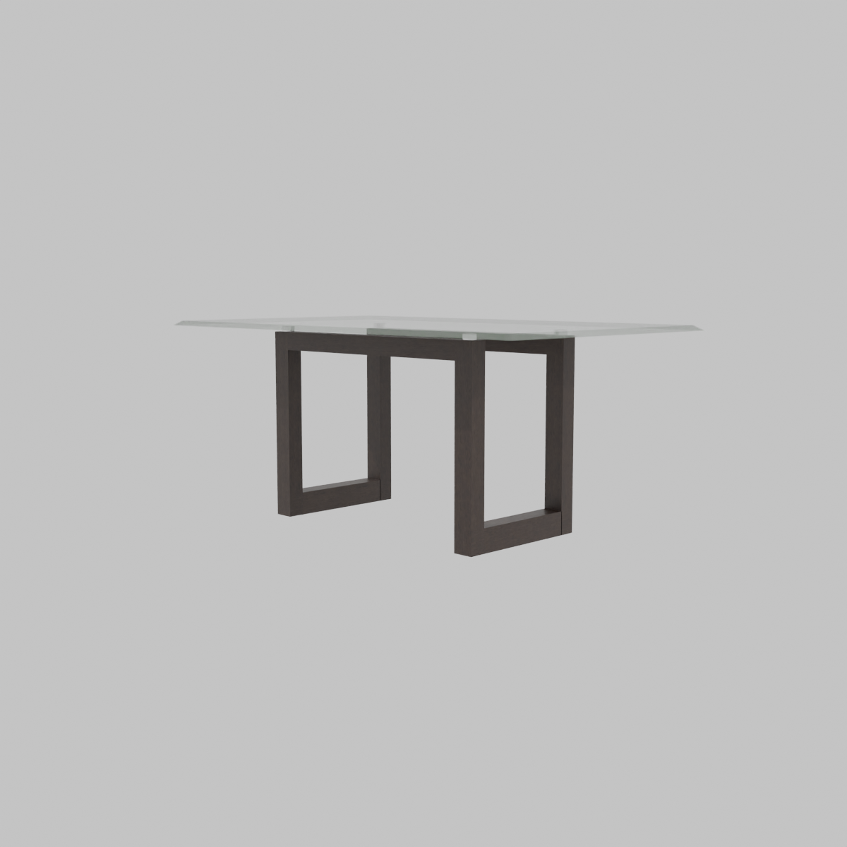 Stylish Glass Top Table 3D - Professional 3D Model Render 11