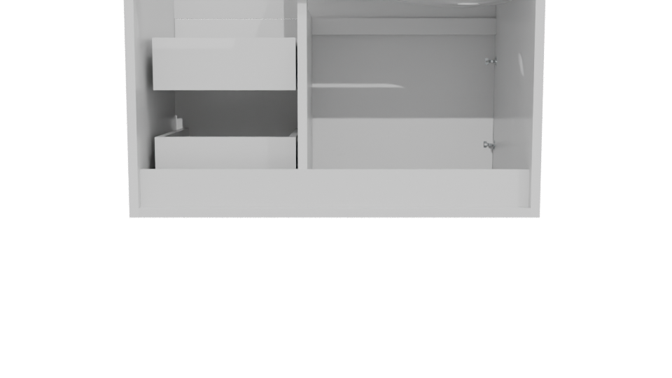 Stylish Modern Bathtub Model - Professional 3D Model Render 5