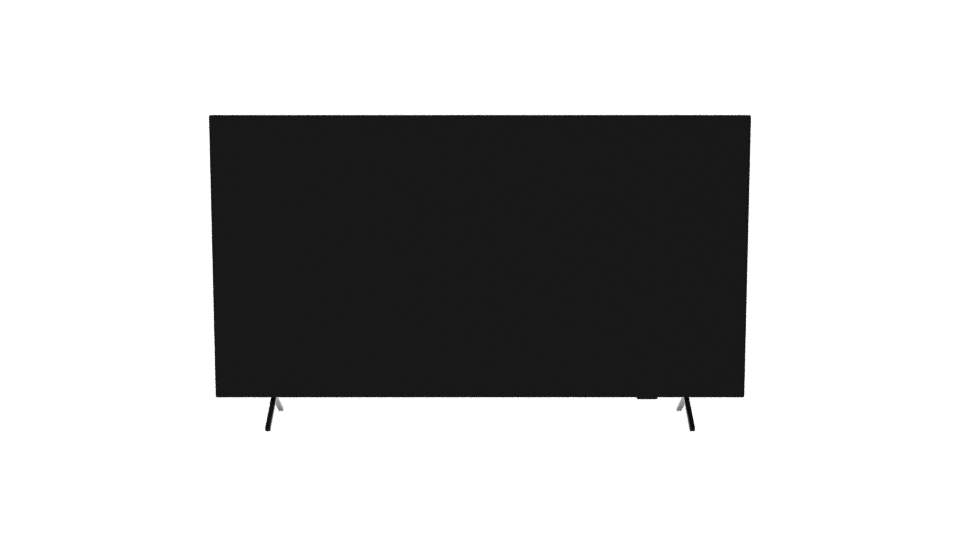 Sleek Modern Television Model - Professional 3D Model Render 11