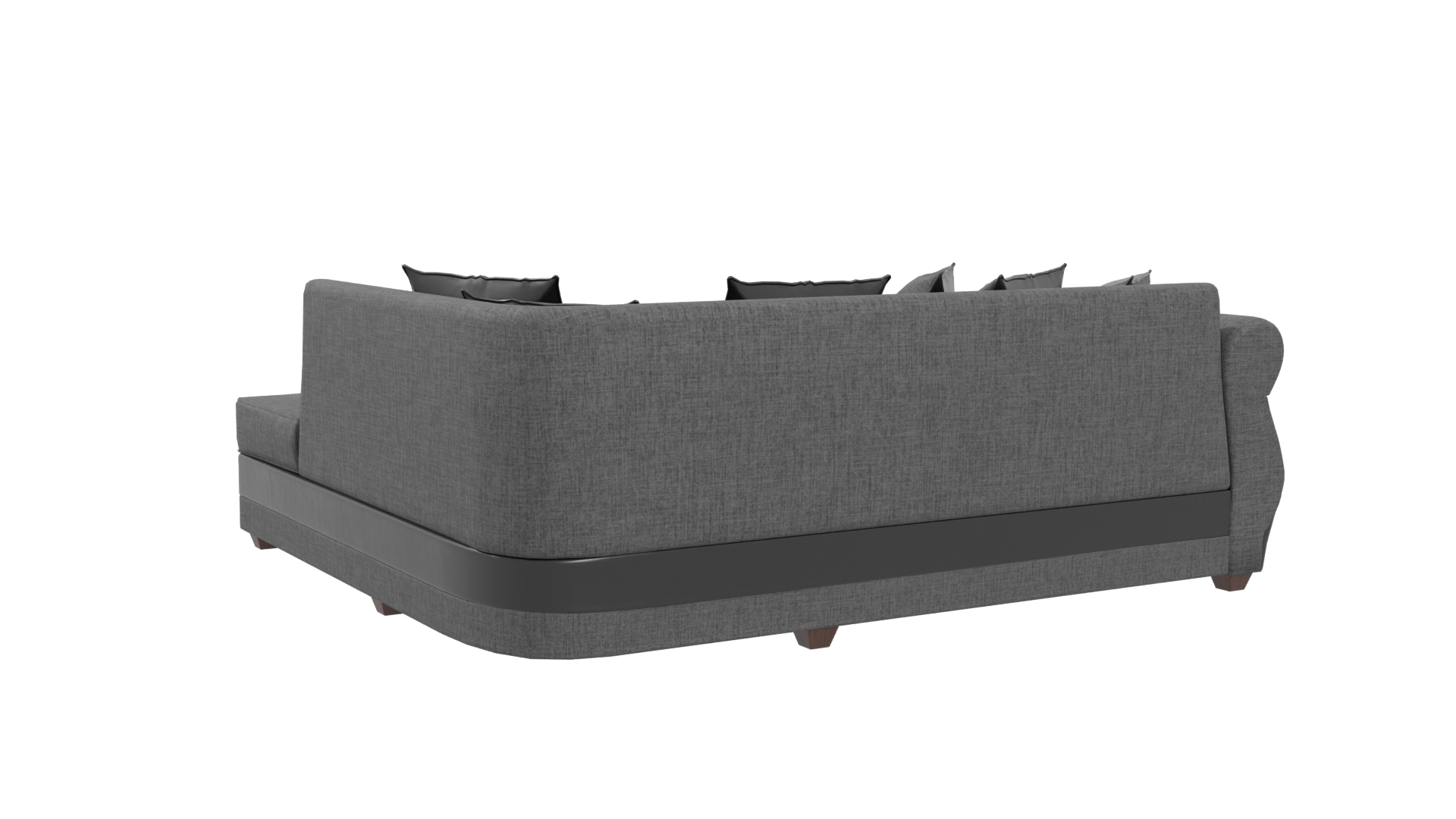 Stylish Corner Sofa 3D Model - Professional 3D Model Render 4