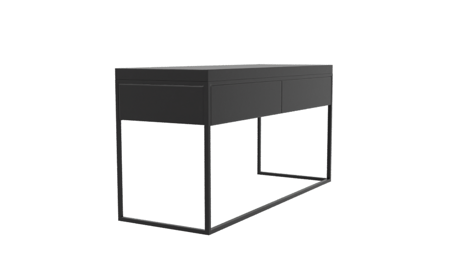 Sleek Modern Desk 3D Model - Professional 3D Model Render 3