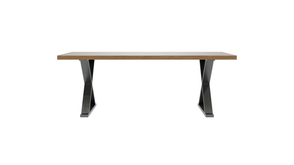 Stylish Modern Dining Table 3D - Professional 3D Model Render 11