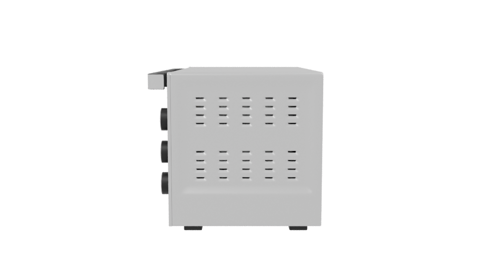 Stylish Compact Electric Oven 3D Model - Professional 3D Model Render 2