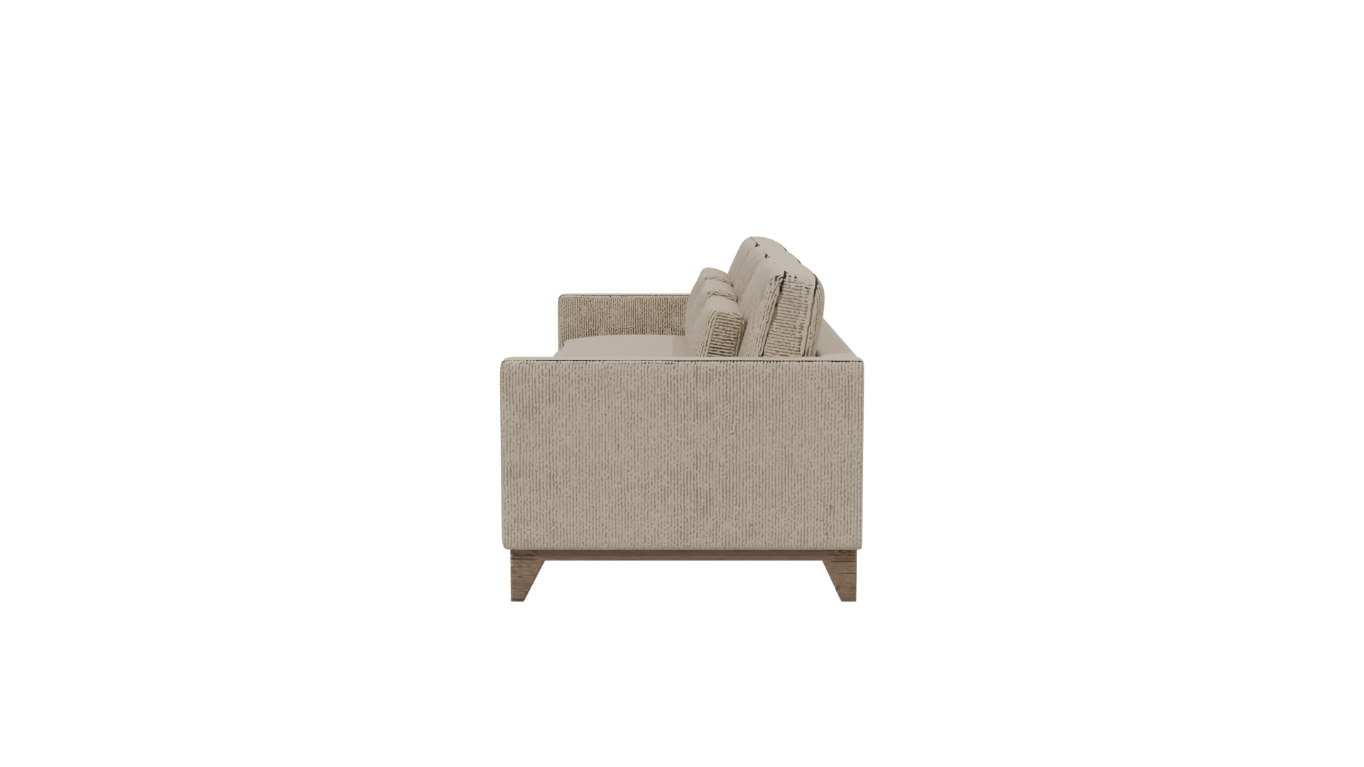 Lilyrose Beige Sofa 3D Model - Professional 3D Model Render 2