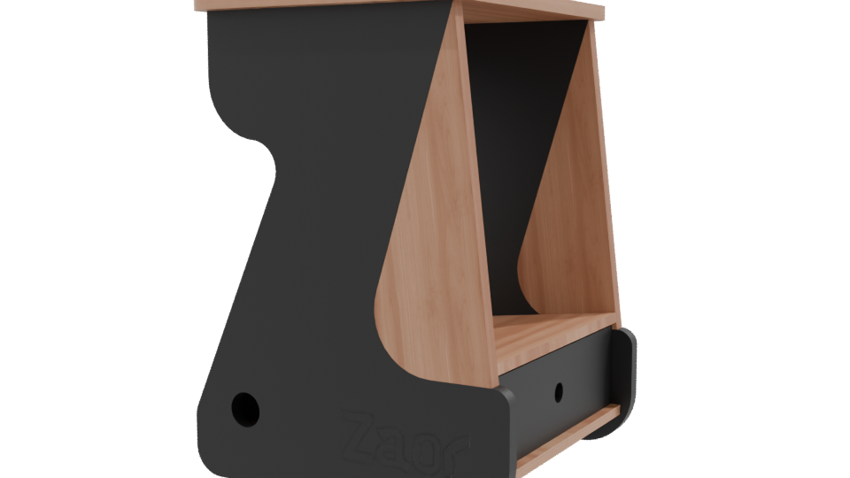 Modern Minimalist Display Shelf 3D - Professional 3D Model Render 9