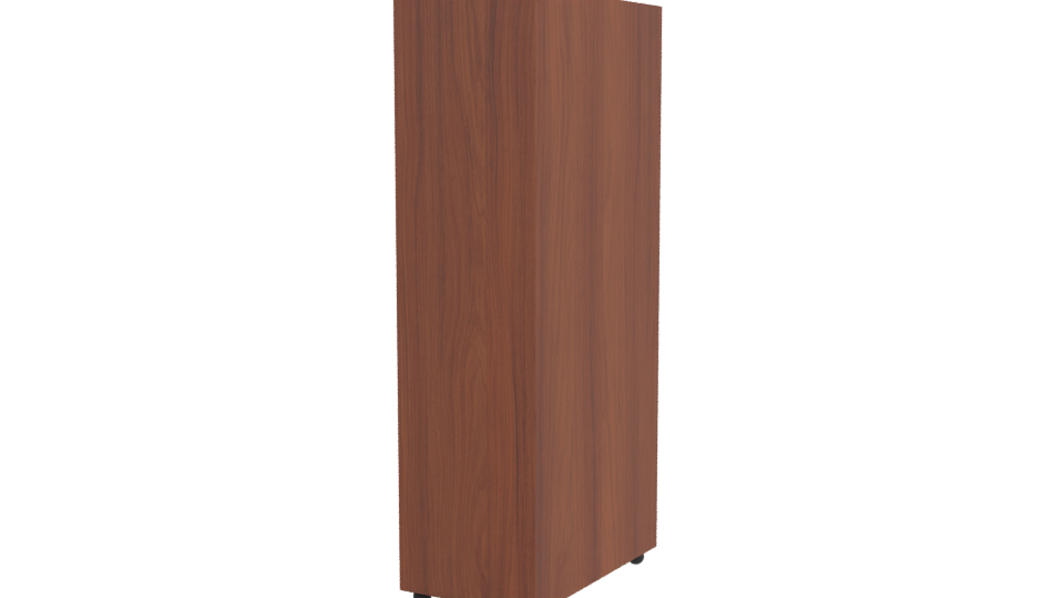 Stylish Wooden Storage Cabinet 3D - Professional 3D Model Render 3