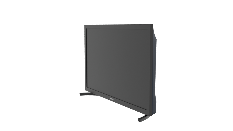 Realistic Flat Screen Television - Professional 3D Model Render 13