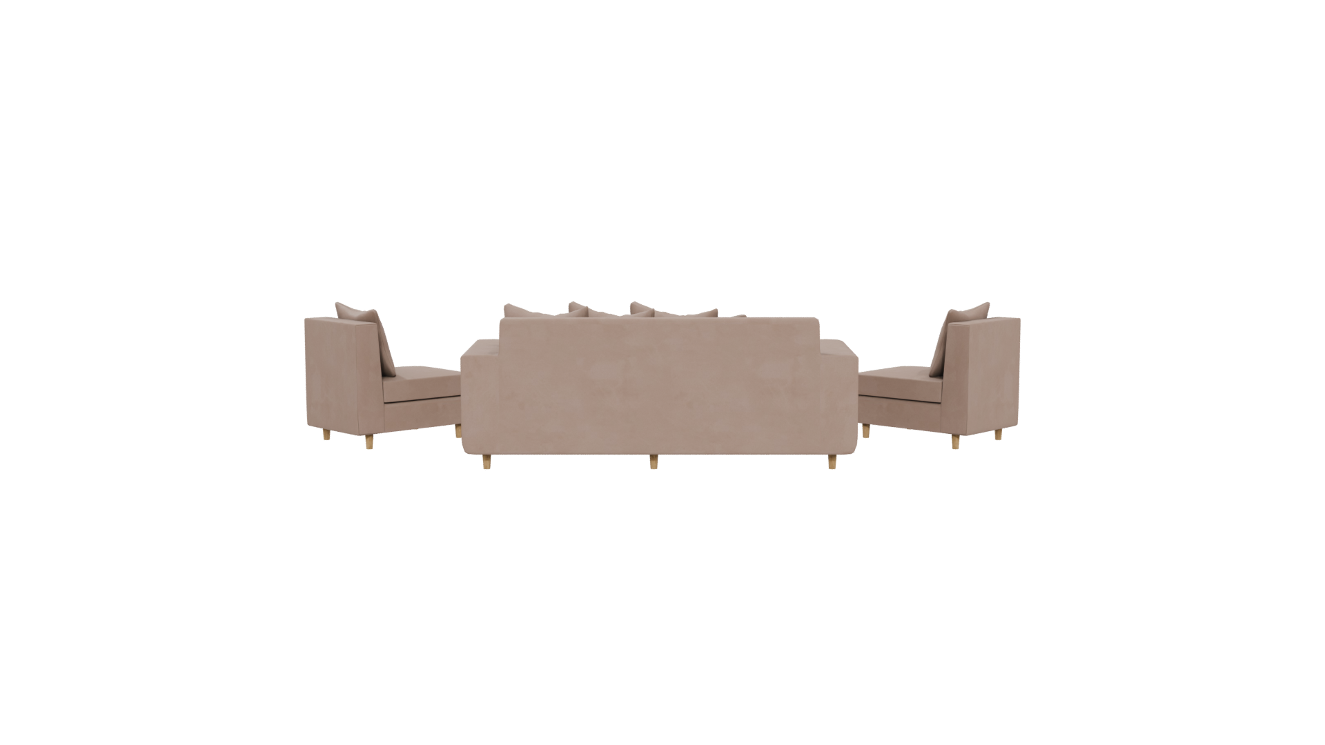 Stylish Modern Sofa Set 3D - Professional 3D Model Render 17