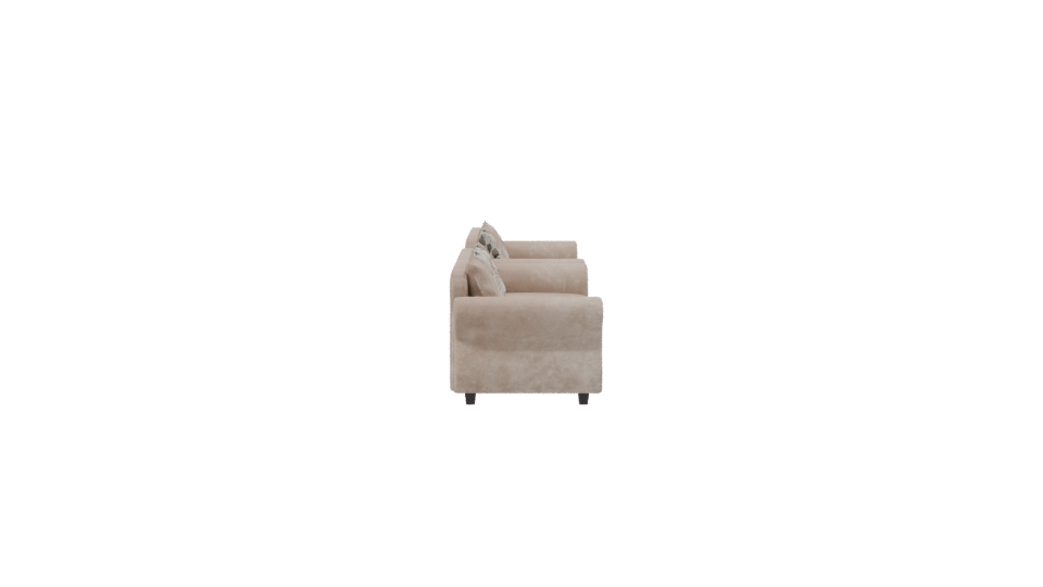 Palermo Beige Sofa Set 3D - Professional 3D Model Render 8