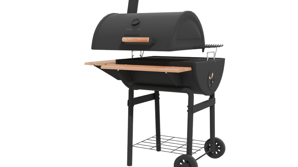 Parrilla Mr. BEEF 3D Grill Model - Professional 3D Model Render 12