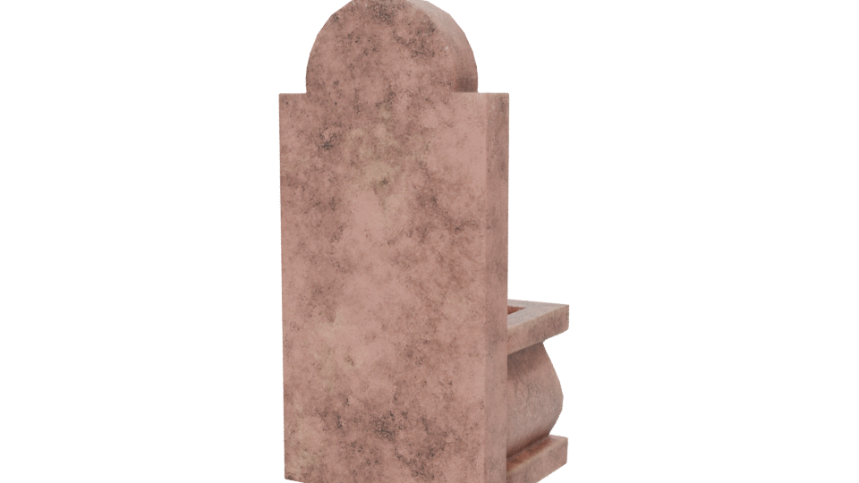 Ornate Water Fountain 3D Model - Professional 3D Model Render 6